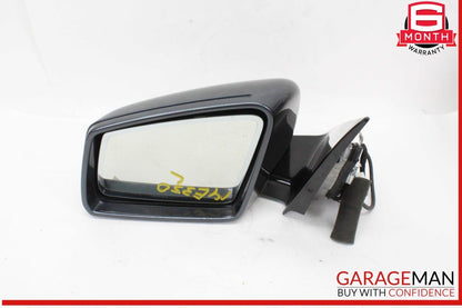 14-16 Mercedes W212 E350 Front Left Side Door Rear View Mirror w/ Blind Spot