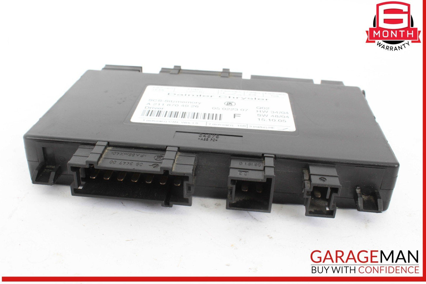 03-12 Mercedes W164 ML500 E500 Front Left Driver Side Seat Control Module OEM