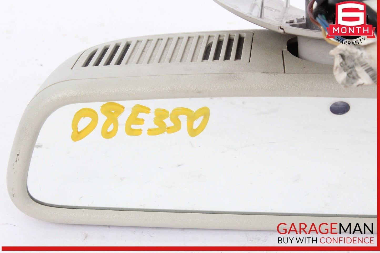 07-09 Mercedes W211 E350 E63 AMG Interior Top Upper Rear View Mirror Gray OEM