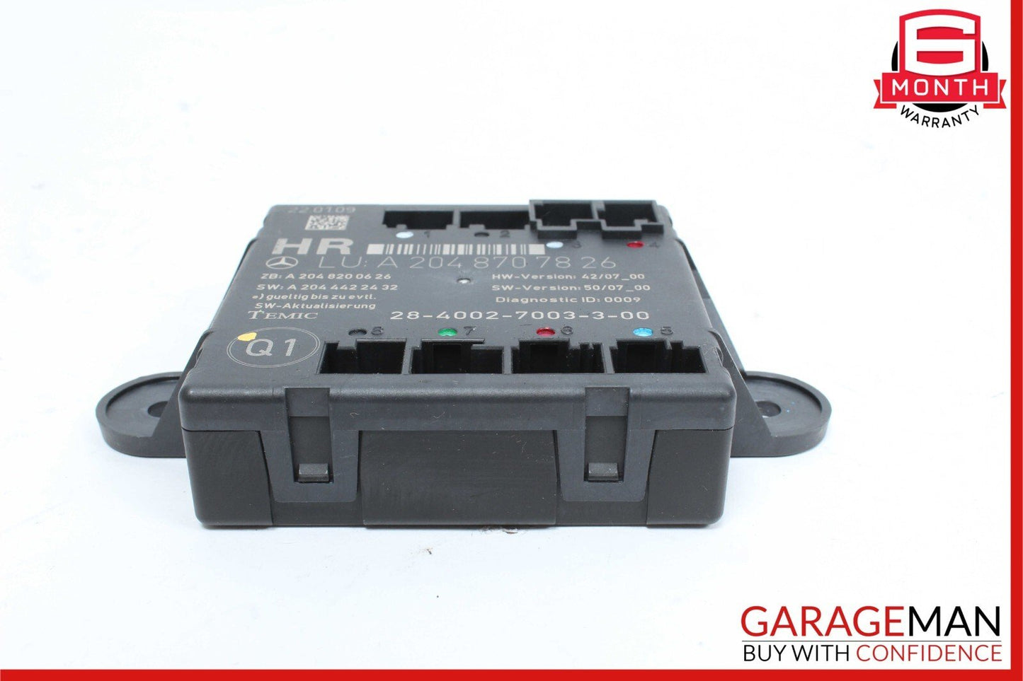 08-18 Mercedes W204 C300 C350 CLS500 Rear Right Side Door Control Module Unit