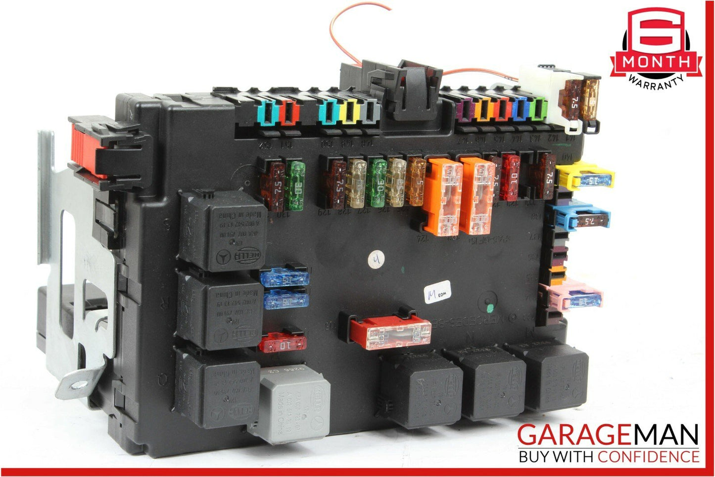 10-13 Mercedes W221 S550 S600 Rear SAM Fuse Relay Control Box Assembly OEM