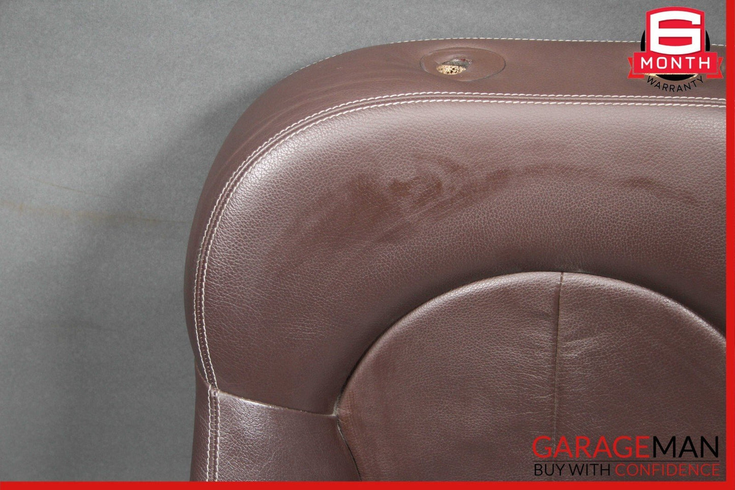 03-09 Mercedes W209 CLK320 Front Left Driver Top Upper Seat Cushion Brown