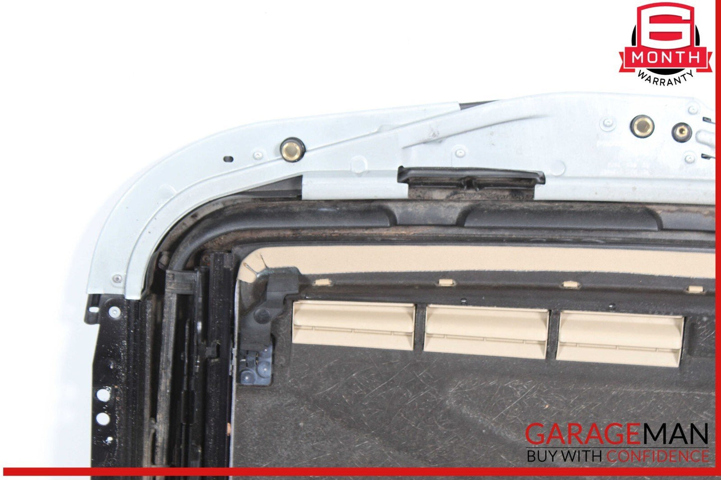 06-12 Mercedes X164 GL450 Top Upper Sunroof Sun Roof Frame Rail Glass Assembly