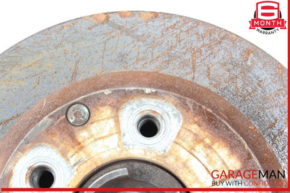 03-10 Porsche Cayenne 955 957 Rear Left Spindle Knuckle Wheel Hub w/ Rotor Disc