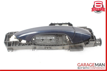12-14 Mercedes W204 C300 C250 Sedan Right Passenger Exterior Door Handle Blue