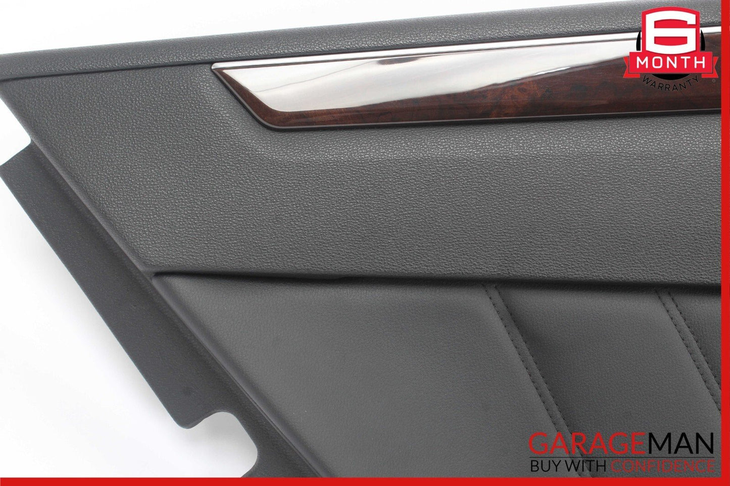 10-13 Mercedes W212 E350 E550 Rear Left Interior Door Panel Black OEM
