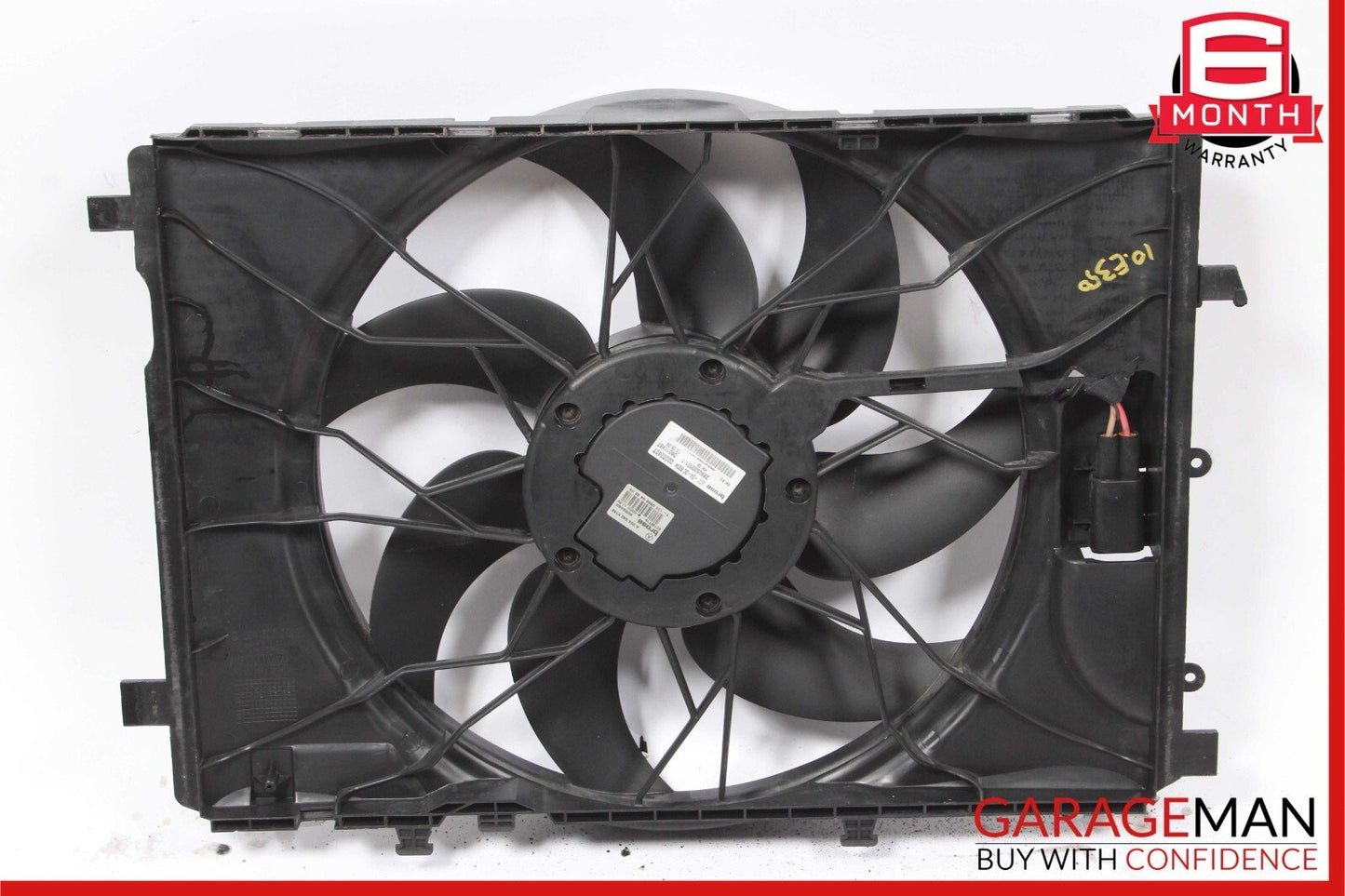 08-18 Mercedes GLK350 C350 Engine Radiator Cooling Fan Motor Shroud Assembly