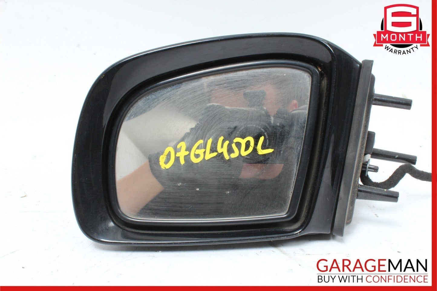 07-08 Mercedes X164 GL450 GL550 Front Left Side Mirror Door Rear View Black