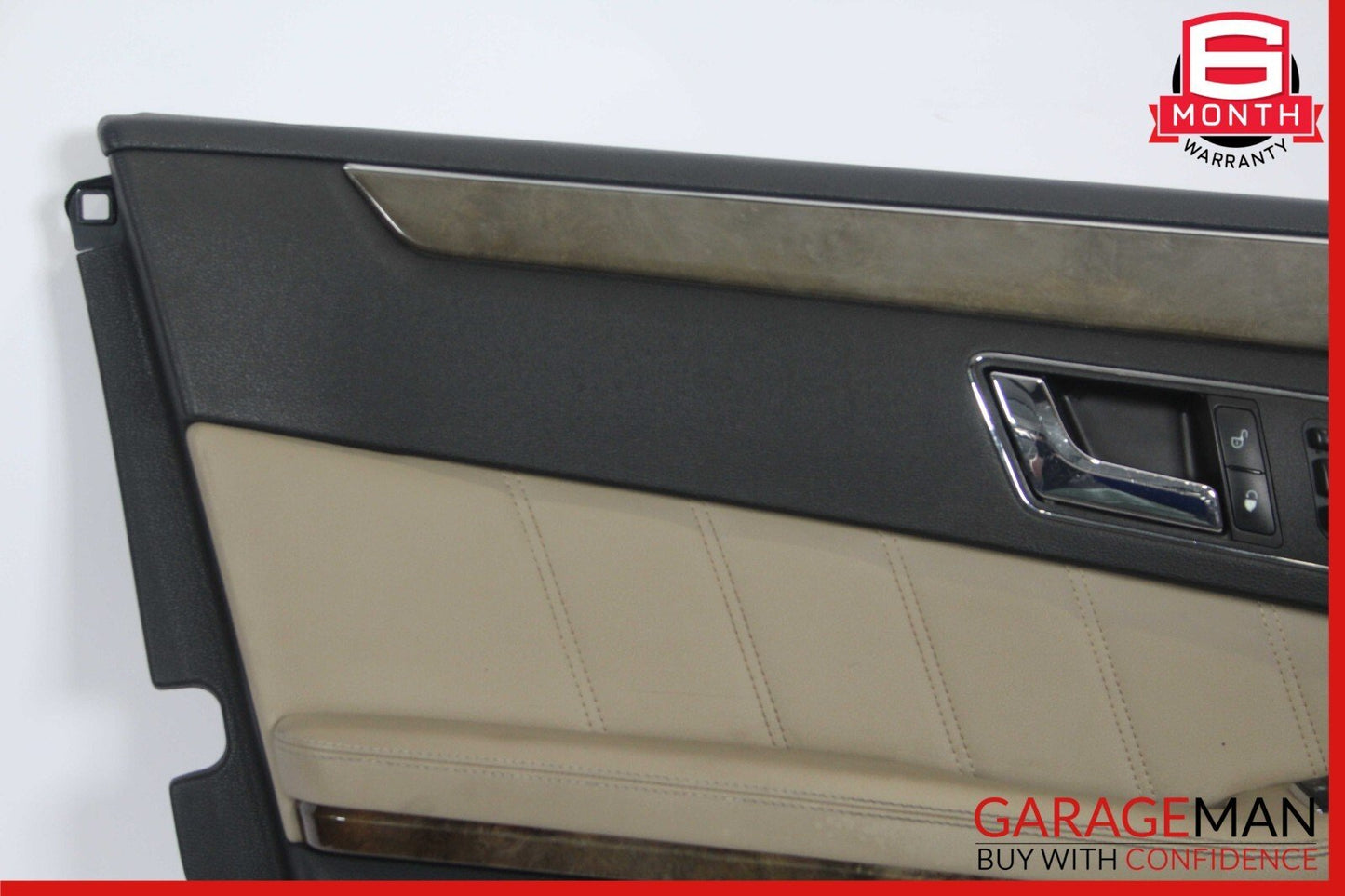 10-13 Mercedes W212 E350 E550 Front Left Side Interior Door Panel Assy Beige