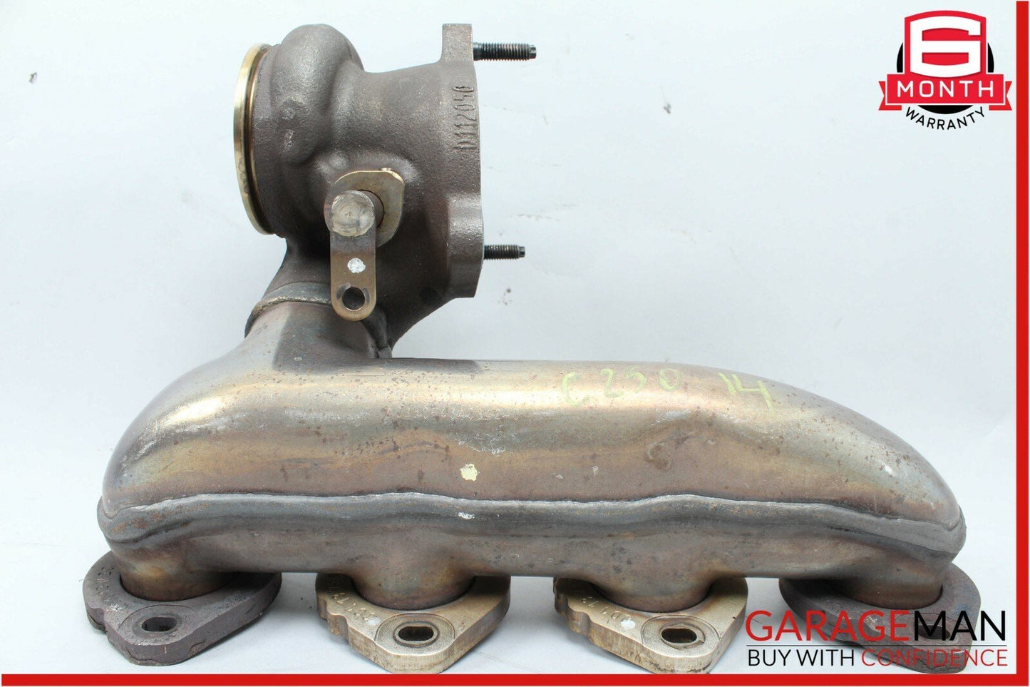 12-14 Mercedes W204 C250 Engine Motor Turbocharger Exhaust Manifold Header Assy