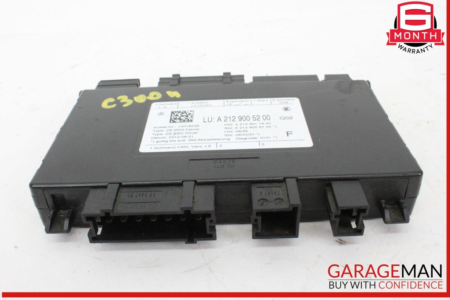 08-18 Mercedes W204 C300 E350 C250 Front Left Side Seat Control Module Unit OEM