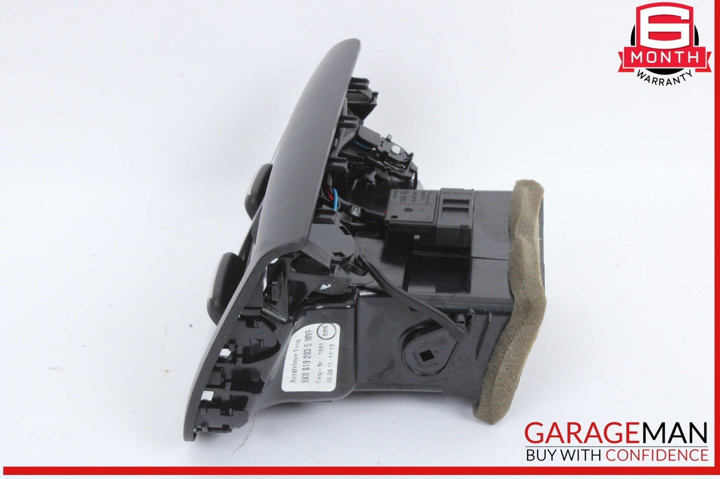 08-17 Audi S5 A5 A4 SQ5 Rear Center Console Heater AC Air Vent 8K0819203E OEM