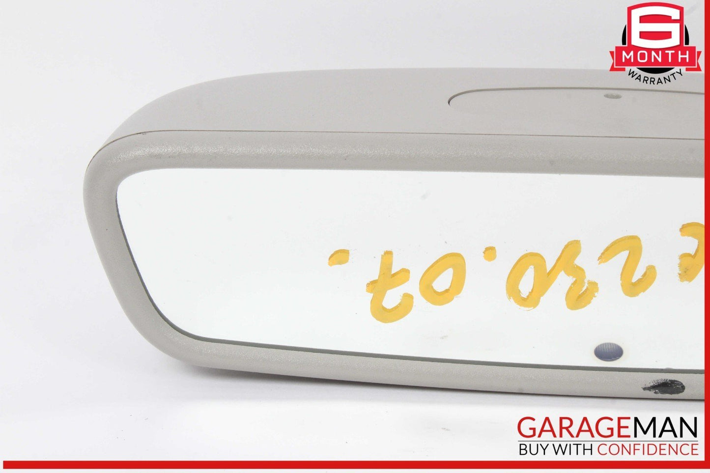 01-07 Mercedes W203 C230 C320 Interior Upper Rear View Mirror Gray OEM