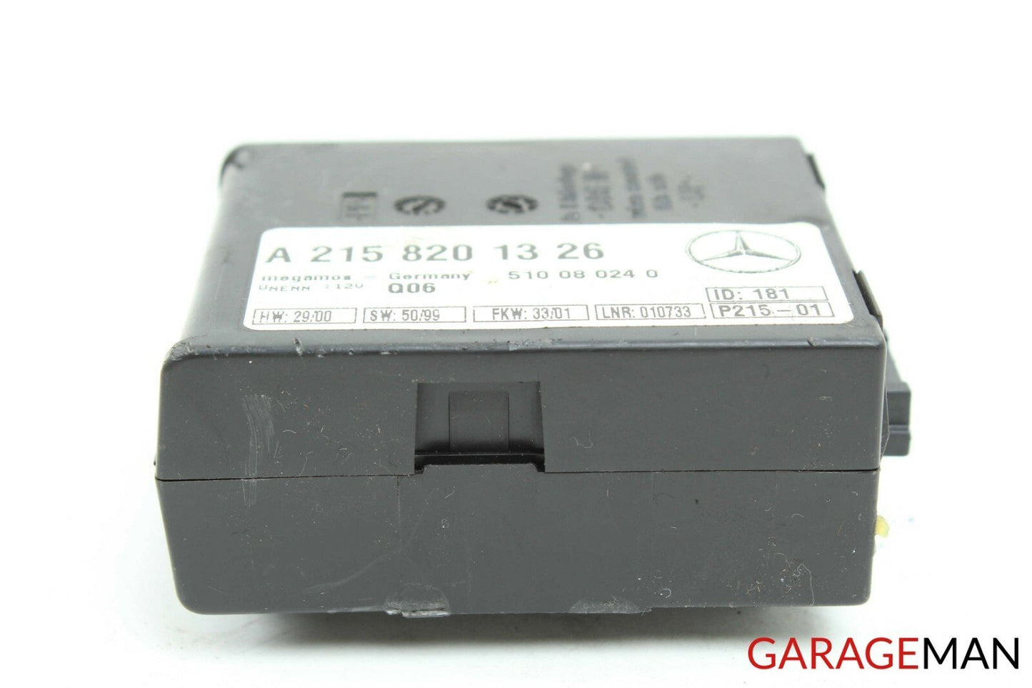 00-02 Mercedes W215 CL500 CL600 CL55 AMG Tow Alarm Module Unit 2158201326 Q06