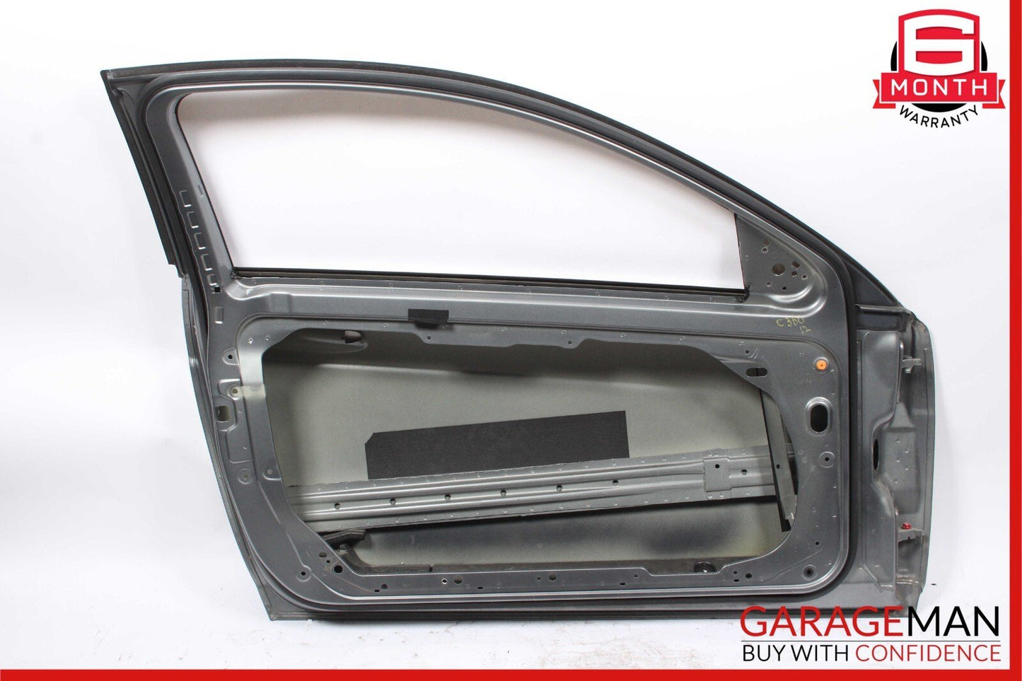 12-14 Mercedes W204 C350 Coupe Front Left Exterior Door Shell Palladium Silver