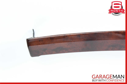 10-13 Mercedes W221 S550 S400 Center Dashboard Dash Trim Molding Brown Wood OEM