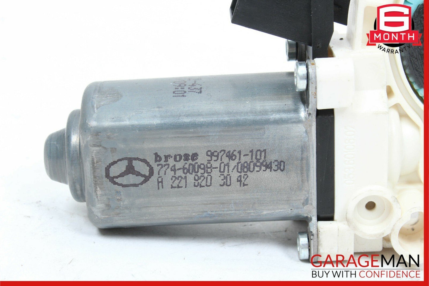 07-13 Mercedes W221 S400 S500 S63 AMG Rear Right Window Regulator Motor OEM