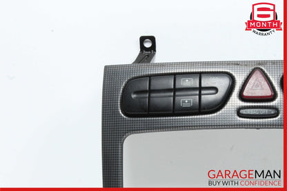 01-04 Mercedes W203 C230 Center Dash Radio Bezel Trim Switch Assembly OEM