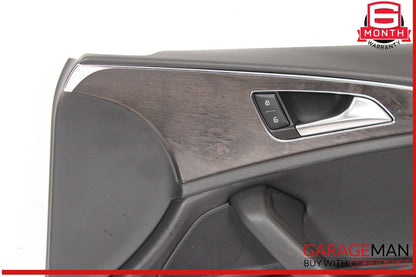 12-18 Audi A6 Front Right Passenger Interior Door Trim Panel Cover Assy OEM