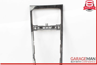 10-16 Porsche Panamera 970 Front Center Console Shifter Bezel Ash Tray Wood OEM