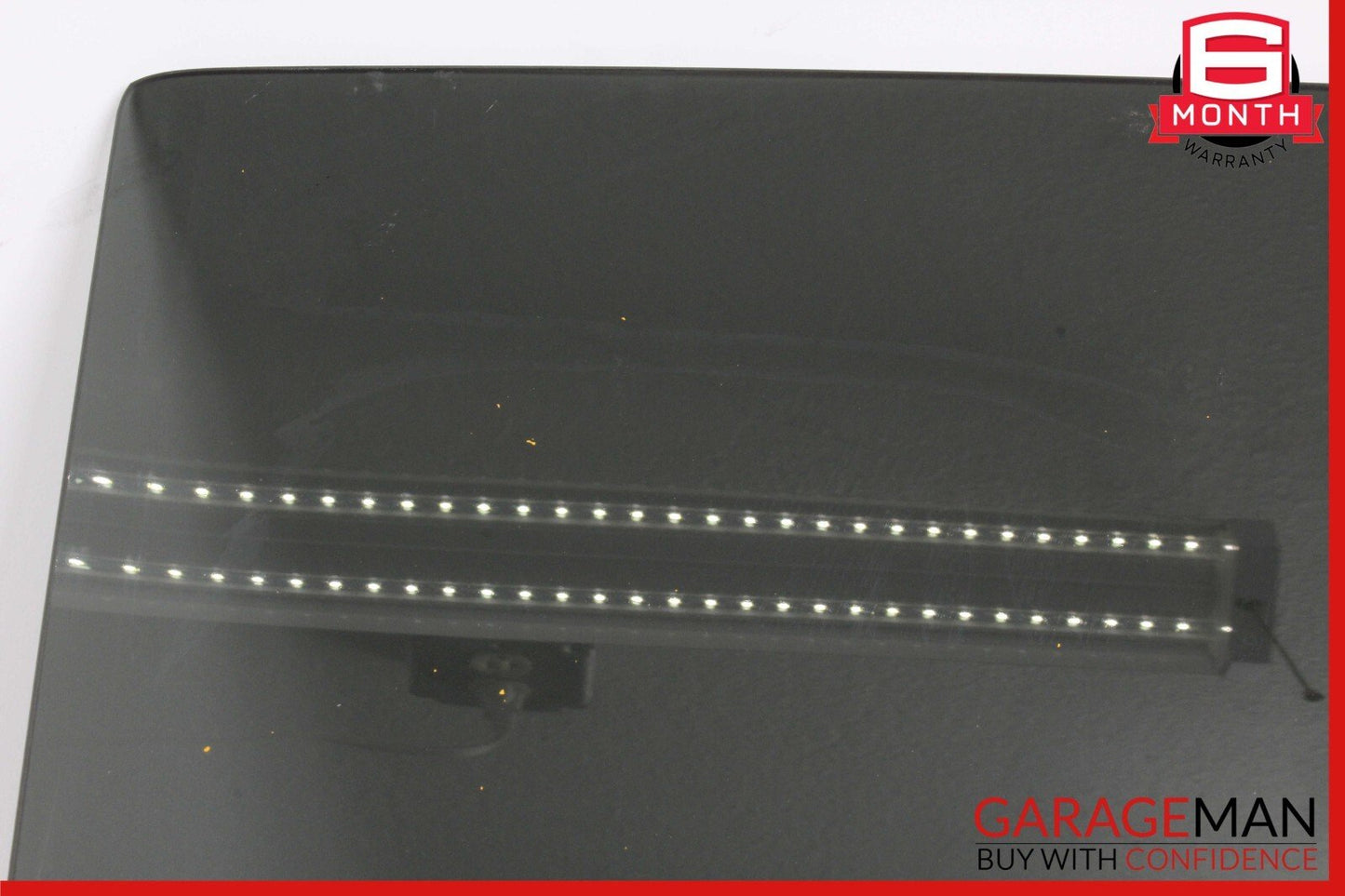 08-14 BMW X6 Rear Right Door Window Glass OEM