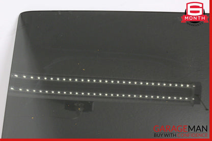 08-14 BMW X6 Rear Right Door Window Glass OEM