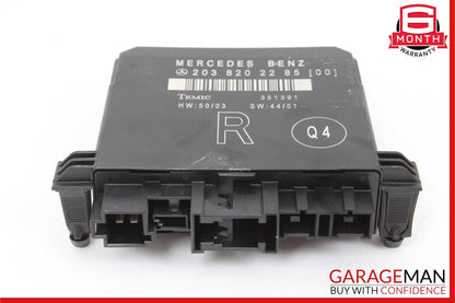 01-07 Mercedes W203 C55 AMG C230 Rear Right Side Door Control Module Unit OEM