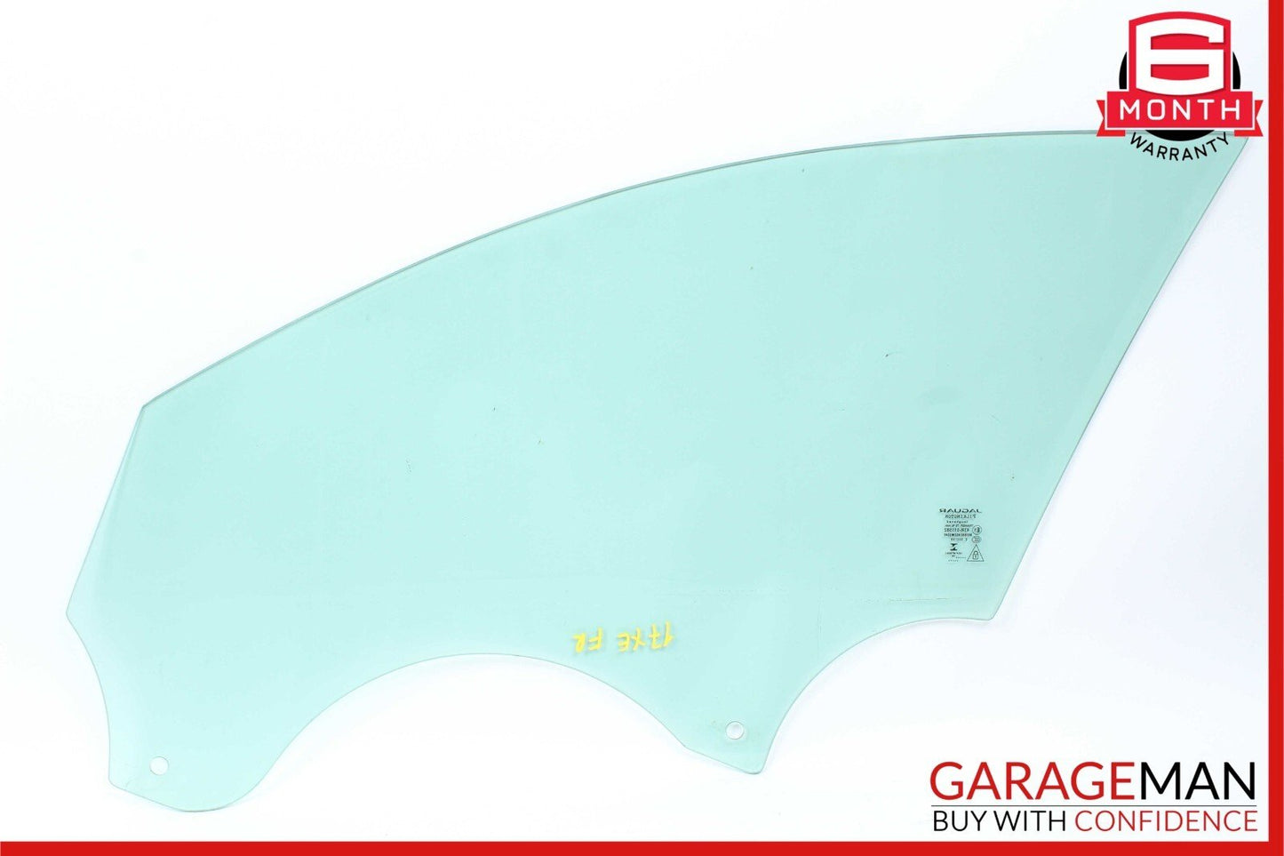 17-20 Jaguar XE Front Right Passenger Side Door Window Auto Glass OEM