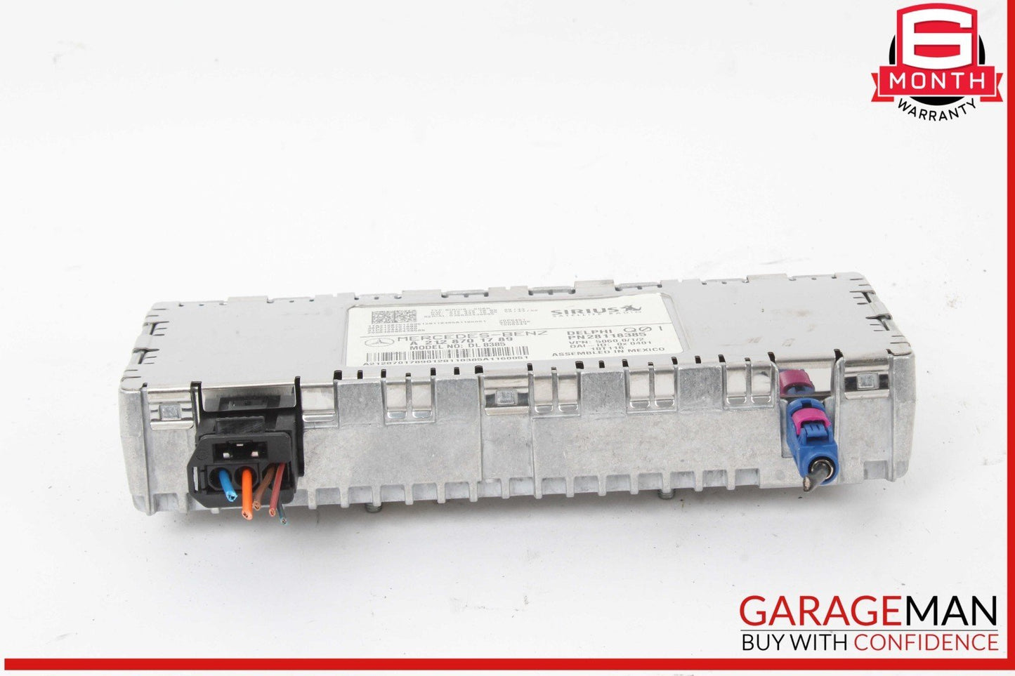 10-17 Mercedes W212 E350 CLS550 Sirius Satellite Radio Receiver Module Unit OEM