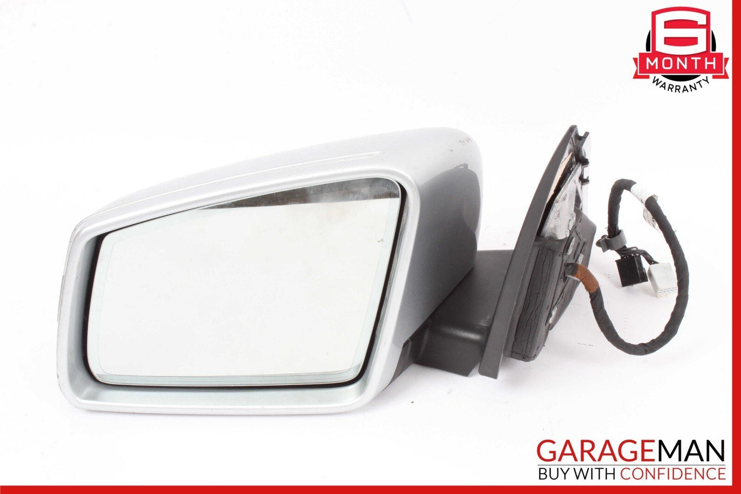 12-14 Mercedes W204 C250 C63 AMG Front Left Side Mirror Rear View Door Silver