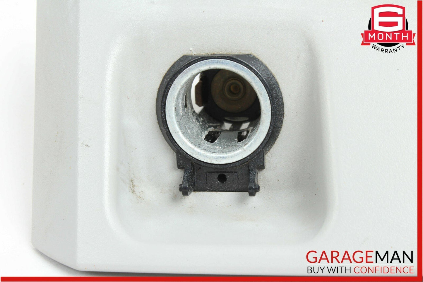 06-13 Mercedes W251 R350 R320 Rear Center Console Lighter Plug Trim Cover Grey