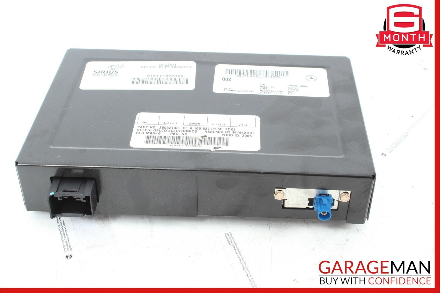03-08 Mercedes W211 E350 GL450 Sirius Satellite Radio Receiver 1698270162 OEM