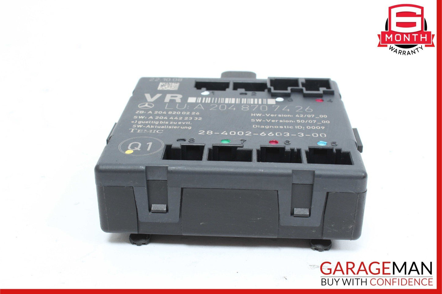 08-18 Mercedes W204 C300 C250 E400 Front Right Side Door Control Module OEM