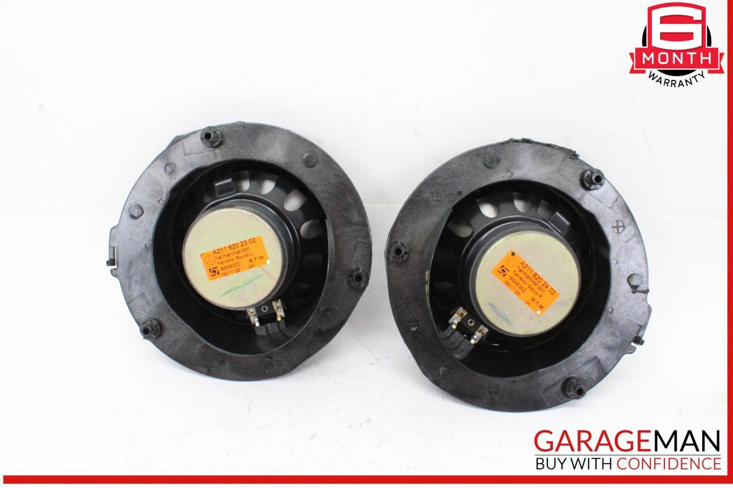 03-06 Mercedes W211 E320 Front Right & Left Side Door Audio Sound Speaker Set