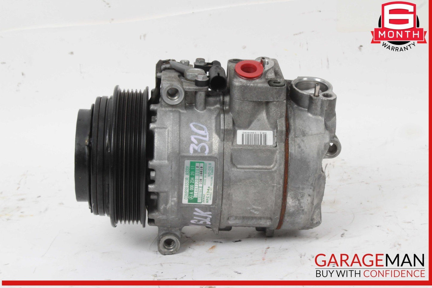 01-04 Mercedes R170 SLK320 SLK230 A/C Compressor Air Conditioning 0002342911 OEM