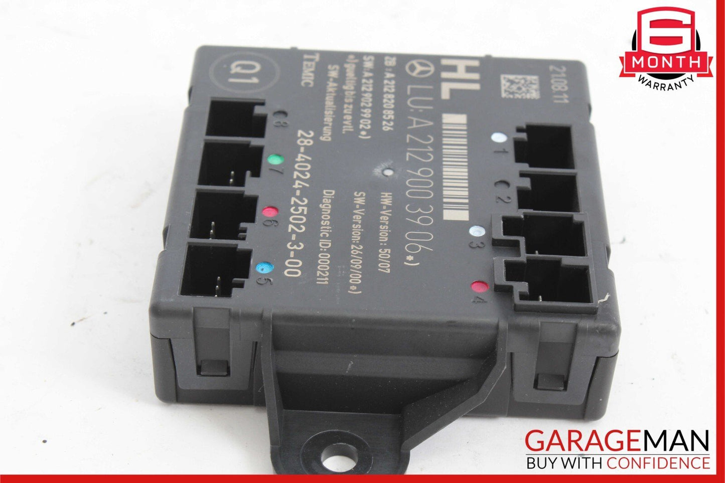 08-18 Mercedes C250 C300 CLS550 E350 Rear Left Side Door Control Module Unit