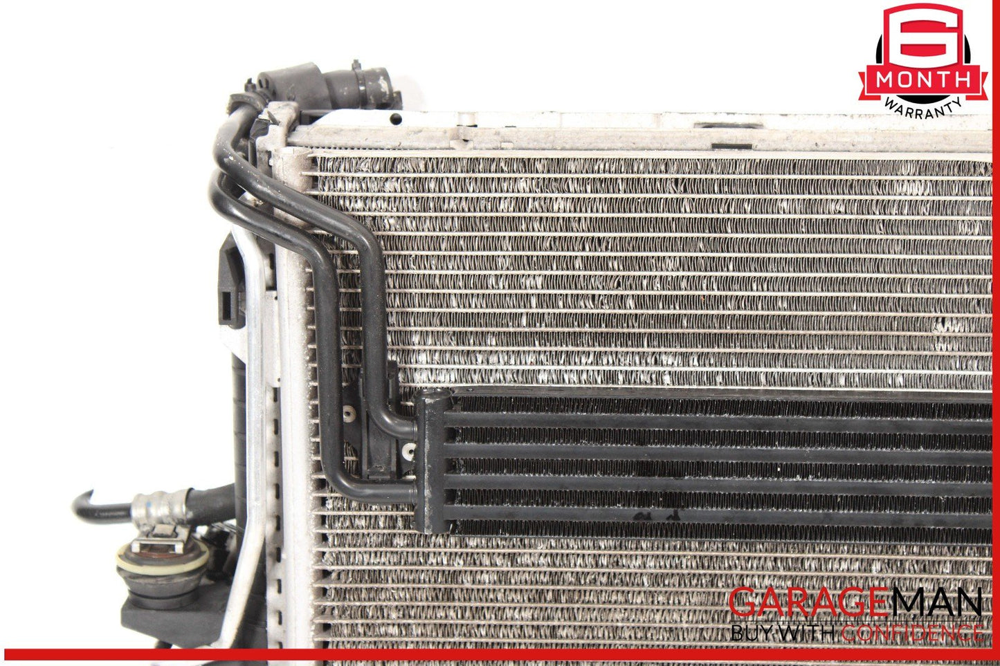 03-10 Porsche Cayenne 955 957 Engine Coolant Radiator w/ Oil Cooler Assembly OEM
