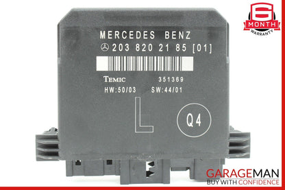 01-07 Mercedes W203 C230 C350 Rear Left Side Door Control Module 2038201585 A13