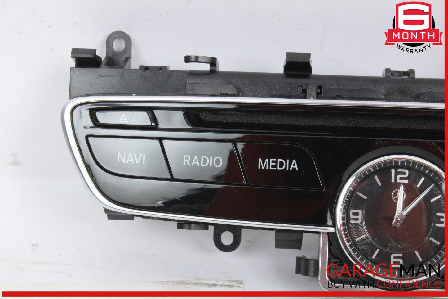 15-18 Mercedes W205 C300 4MATIC Center Dash Hazard Control Switch w/ Clock OEM