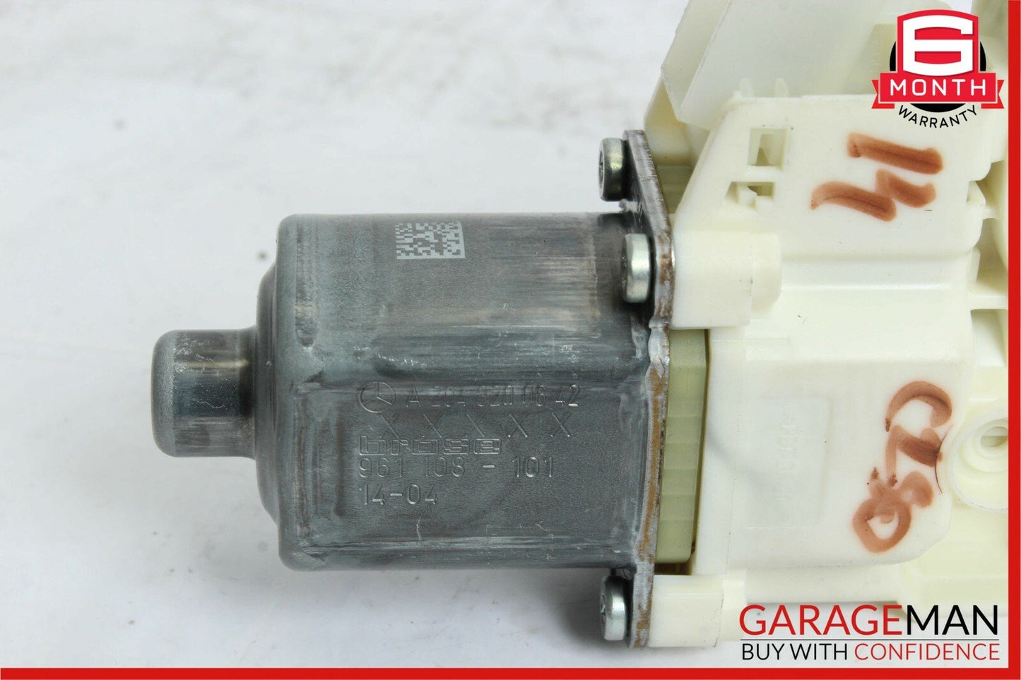08-14 Mercedes W204 C250 C300 Rear Right Side Door Window Regulator Motor Unit