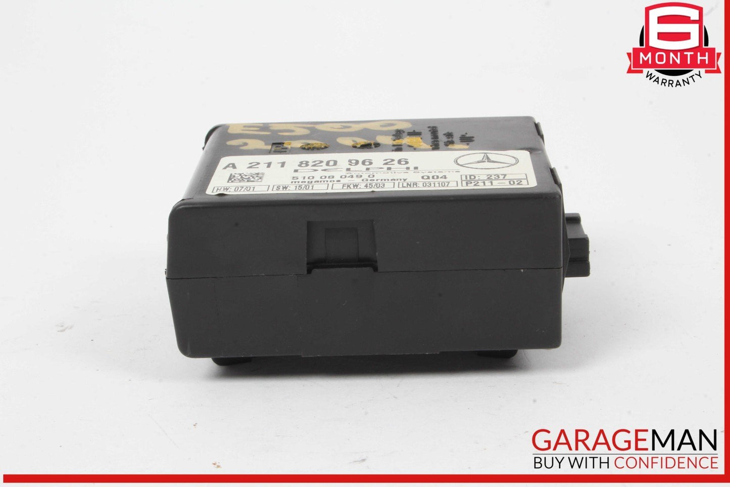 03-06 Mercedes W211 E500 CL55 AMG S430 Anti Theft Alarm Module 2118209126 OEM