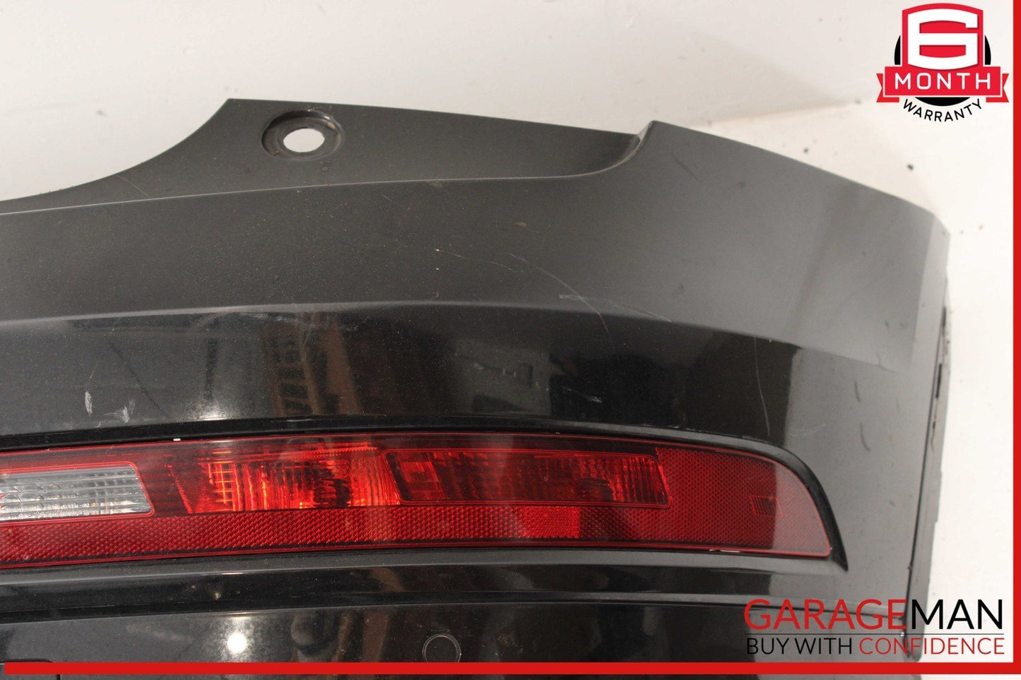 16-18 Audi Q3 Rear Bumper Cover w/ Parking PDC Sensors Black OEM