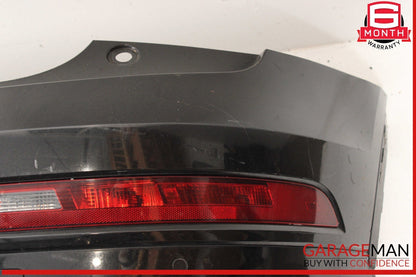 16-18 Audi Q3 Rear Bumper Cover w/ Parking PDC Sensors Black OEM