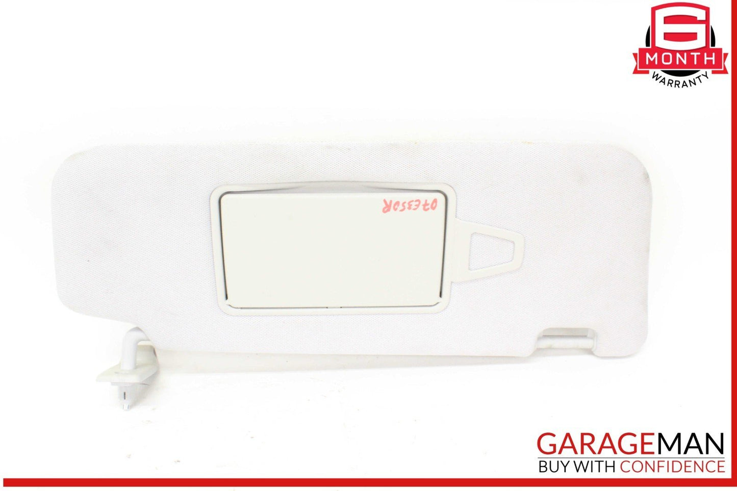 03-09 Mercedes W211 E350 Front Right Side Sunvisor Sun Visor Gray 2118100410 OEM