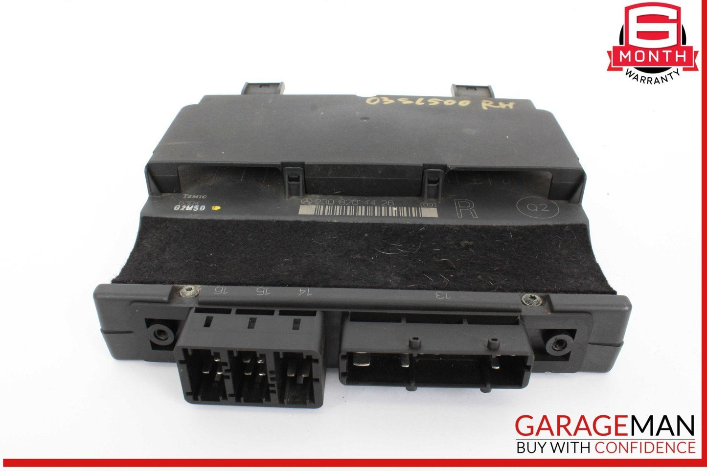 03-06 Mercedes R230 SL500 SL55 AMG Under Seat Control Module Right Side OEM