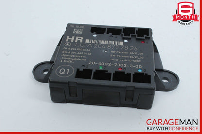 09-15 Mercedes X204 GLK350 4MATIC Rear Right Side Door Control Module Unit OEM