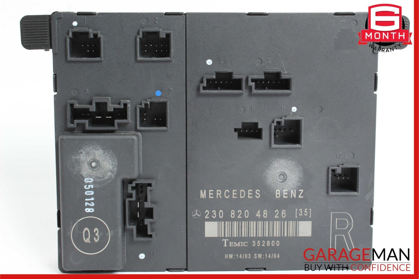 03-12 Mercedes R230 SL500 SL55 AMG Front Right Side Door Control Module Unit OEM