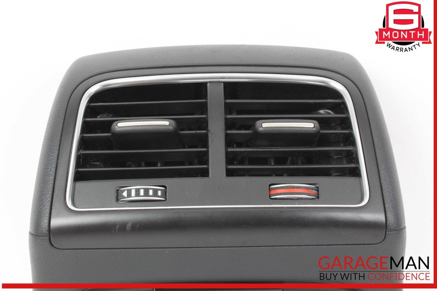 13-16 Audi A4 Rear Center Console AC A/C Air Vent Grille Trim Cover Panel OEM