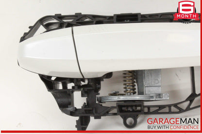 16-22 BMW X1 F48 X2 Front Right Passenger Side Exterior Door Handle White OEM