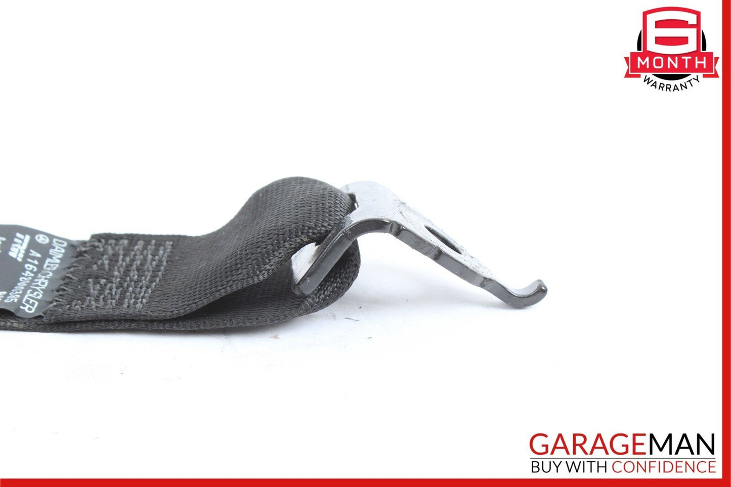 06-08 Mercedes W164 ML350 ML550 Rear Left Side Seat Belt Seatbelt Black